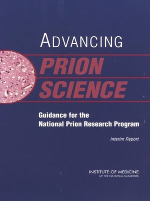 cover image of Advancing Prion Science